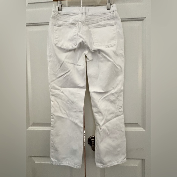 DL1961 Sz 26 Patti Straight High Rise Jean in White Distressed - Picture 7 of 12